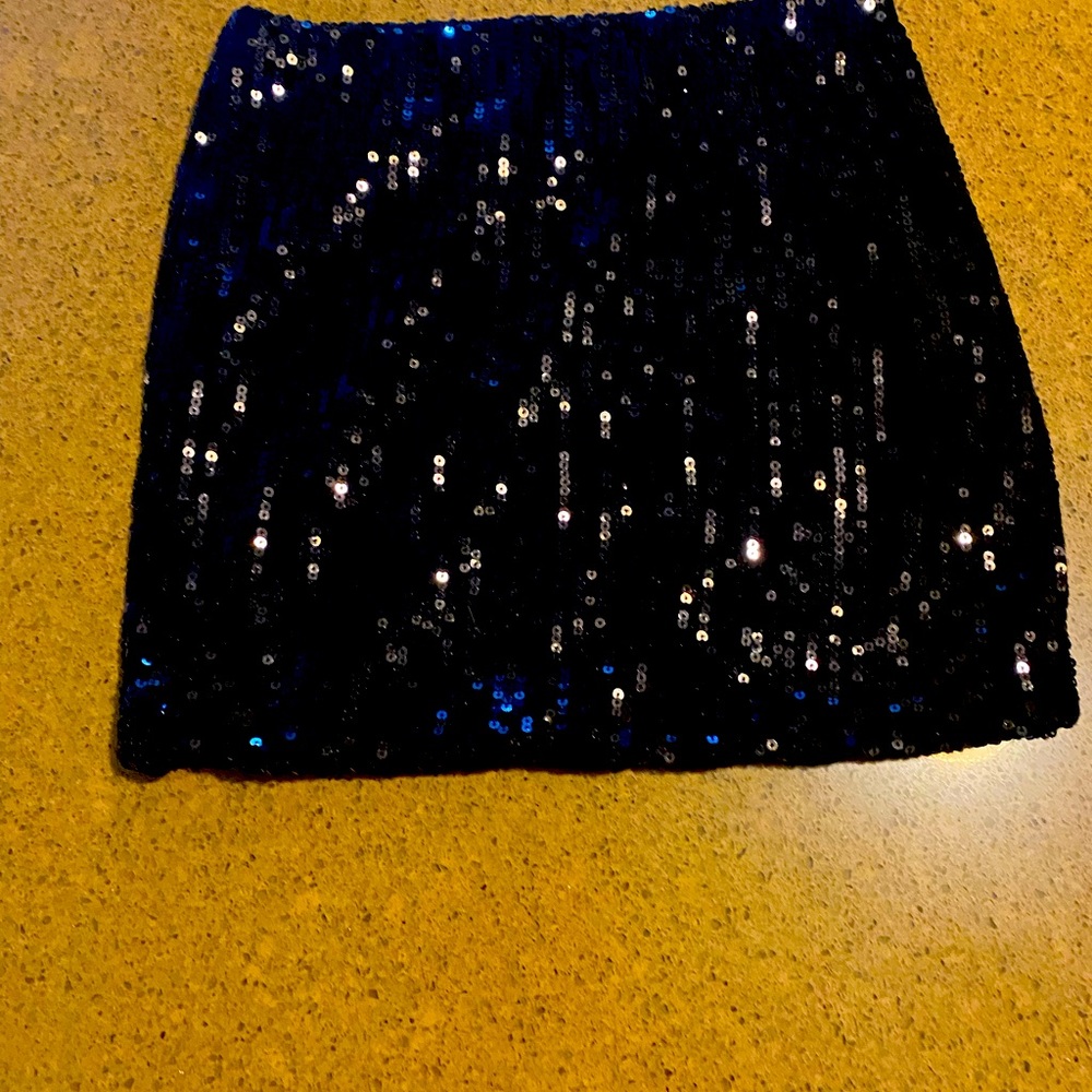 Sequin mini skirt